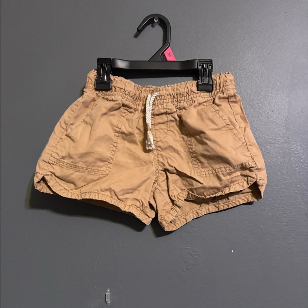 GAP Kids 100% cotton brown beachy cottagecore shorts size small